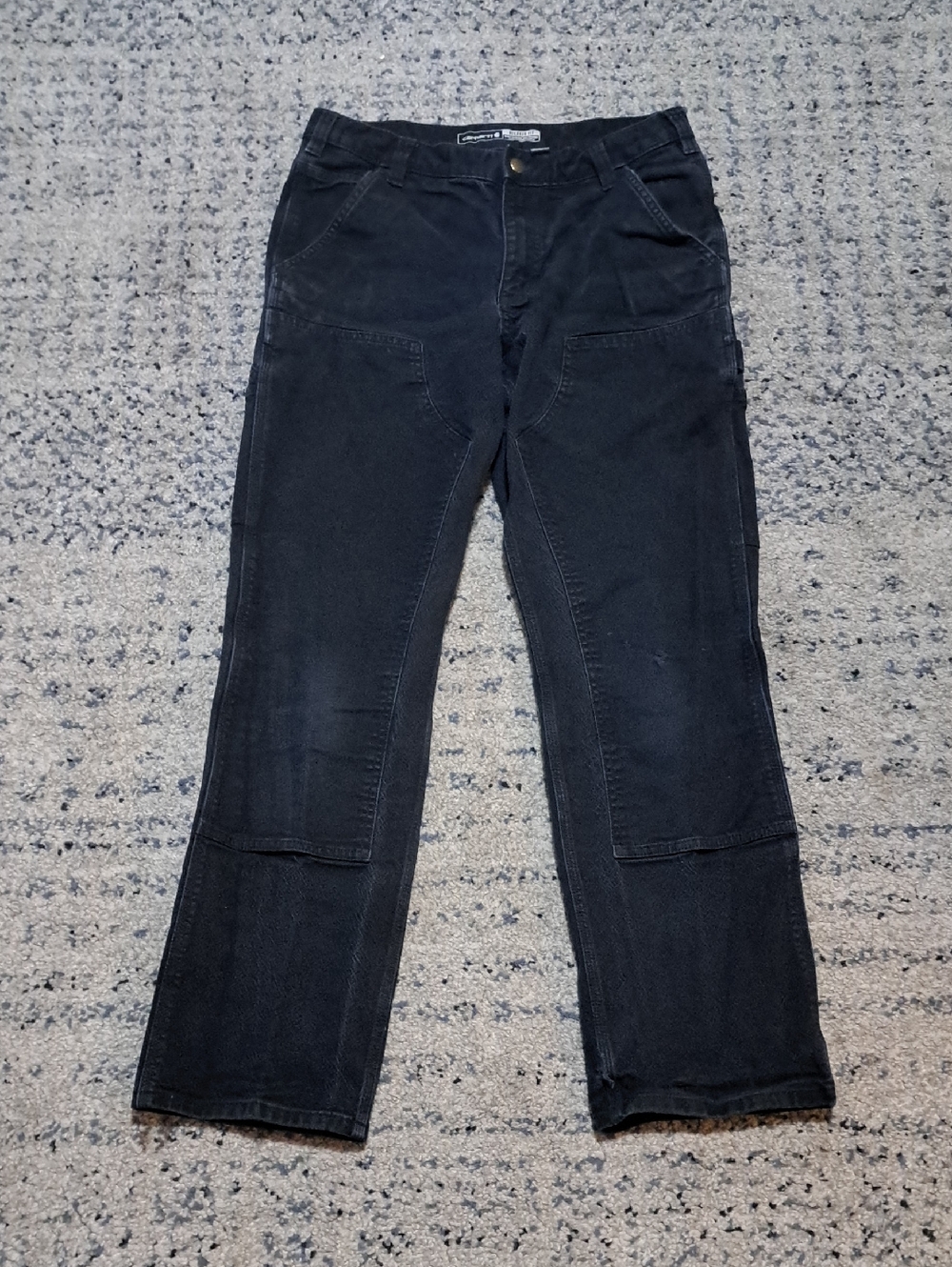 Carhartt Men's Straight Carpenter Jeans in Black